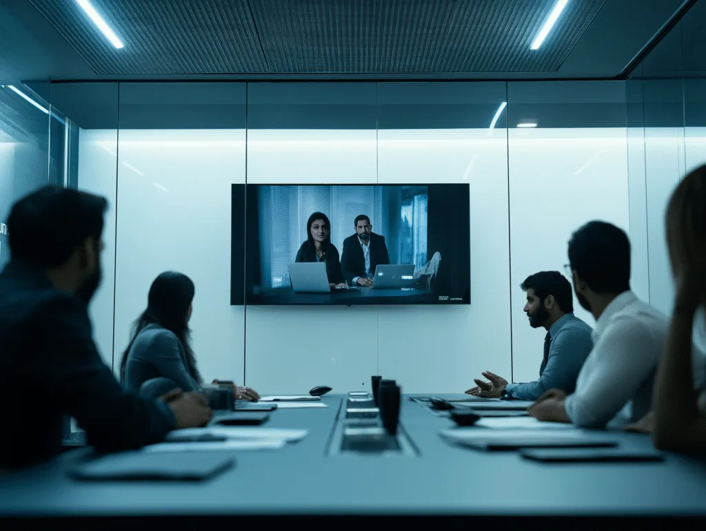 Thegawdzilla_cinematic_conference_room_where_a_team_from_india__75666b7e-61b3-48f7-ba3d-8551cce0dfe6